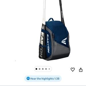 Easton Navy and Charcoal Men's Backpack